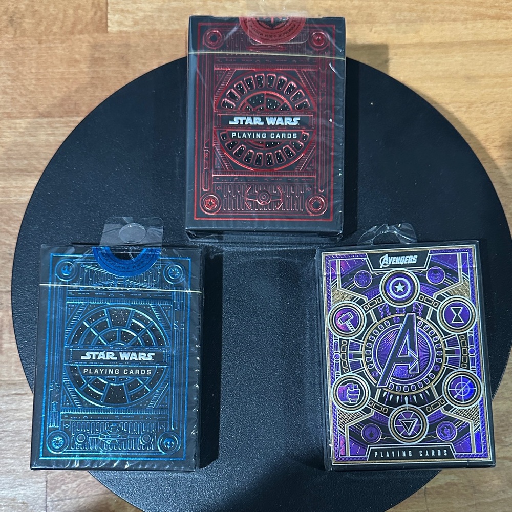 Star Wars and Avengers Playing Cards (pick one)